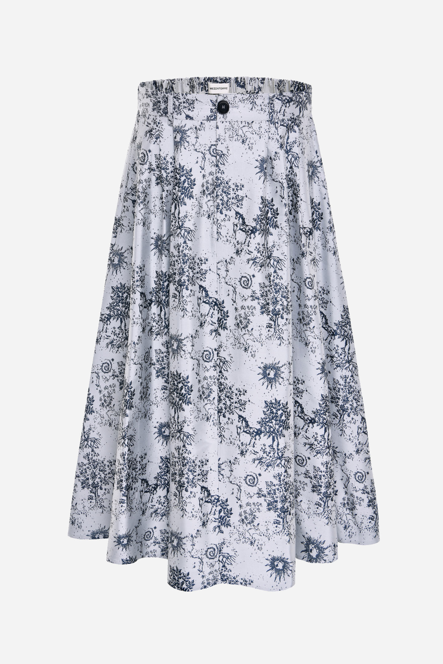 Юбка-миди А-силуэта с рисунком Mezzatorre Gn339 — Юбки в интернет ...