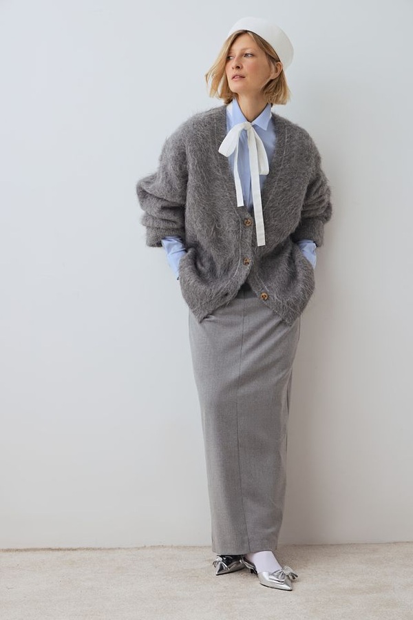 Стилизуем свитеры-оверсайз, чтобы они не полнили. Фото 3