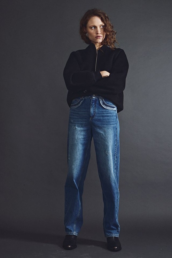 Укороченный верх и джинсы с высокой посадкой: носим правильно. Фото 2