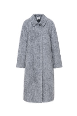 Кашемировое пальто, серое