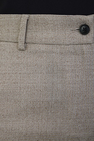 Прямые костюмные брюки, серо-бежевые MARIA