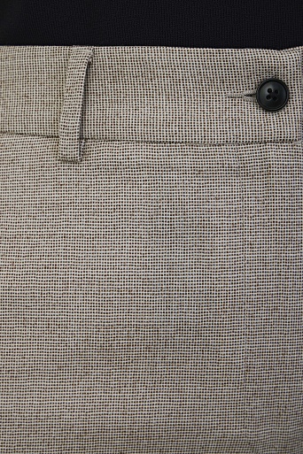 Прямые костюмные брюки, серо-бежевые MARIA