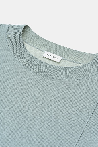 Трикотажная футболка из тенселя, мятная