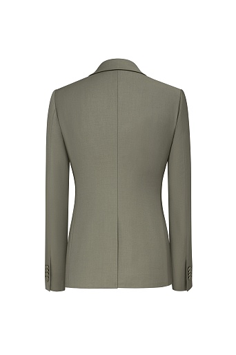 Пиджак на одной пуговице, цвет оливковый ZEA