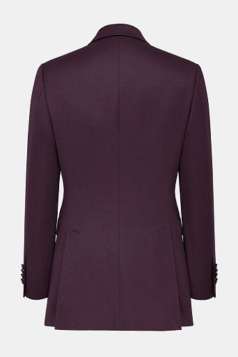 Двубортный жакет из шерсти, винный Jana