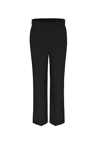 Прямые брюки со стрелками, черные