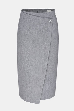 Серый пиджак в синюю клетку SMOKING II