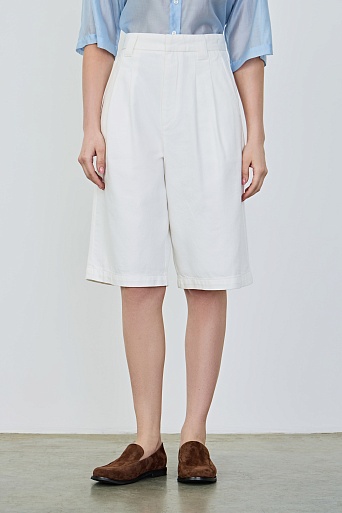 Хлопковые бермуды, молочные