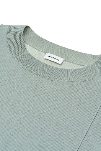 Трикотажная футболка из тенселя, мятная