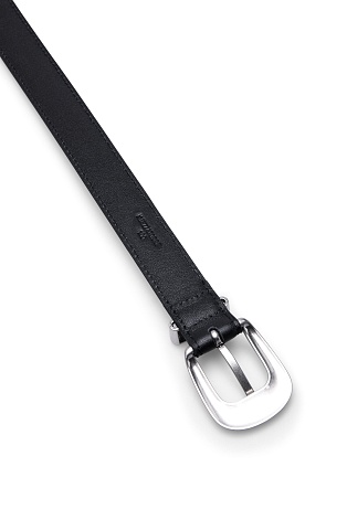 Кожаный ремень, черный