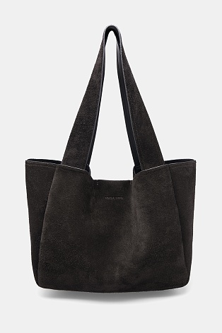 Замшевая сумка-шоппер