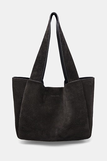 Замшевая сумка-шоппер