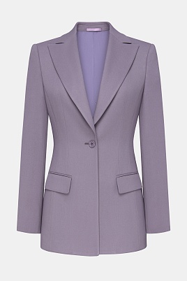 Жакет с удлиненной шлицей, лавандовый FLORENCE