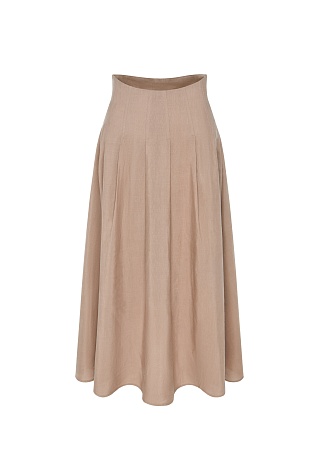 Длинная юбка, коричневая