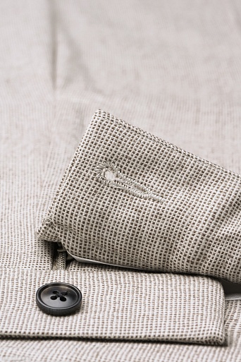 Прямые костюмные брюки, серо-бежевые MARIA