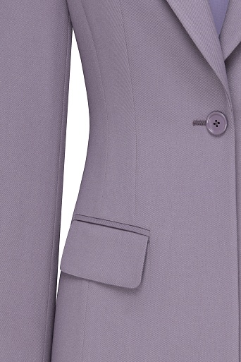 Жакет на одной пуговице, цвет фиолетовый FLORENCE
