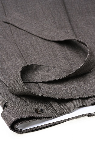 Широкие серые брюки