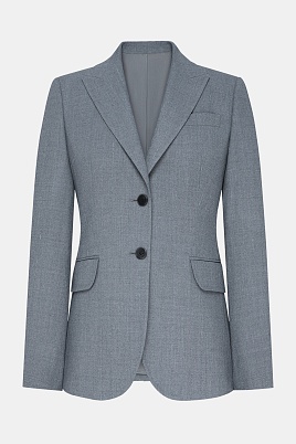 Костюмный жакет на пуговицах, серый AGATHA