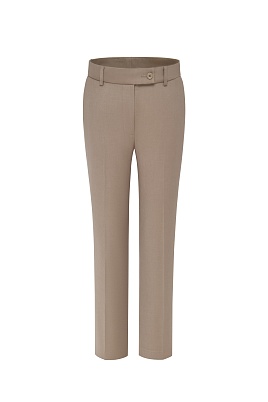 Зауженные брюки со стрелками, цвет бежевый EMMY