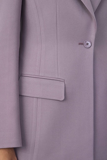 Жакет на одной пуговице, цвет фиолетовый FLORENCE