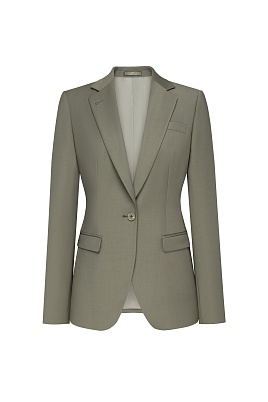Пиджак на одной пуговице, цвет оливковый ZEA