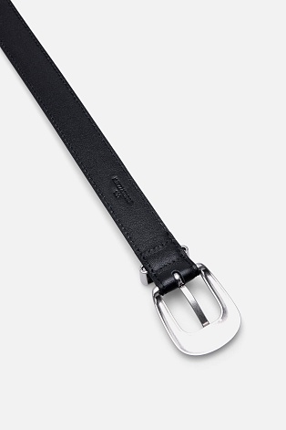 Кожаный ремень, черный