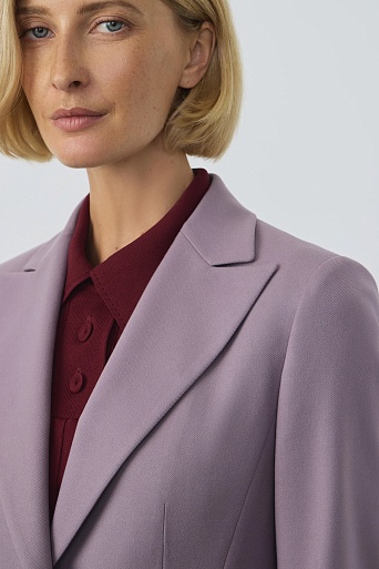 Жакет на одной пуговице, цвет фиолетовый FLORENCE