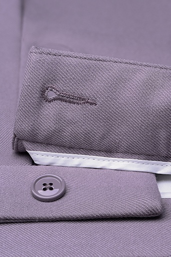 Прямые брюки со стрелками, цвет фиолетовый MARIA