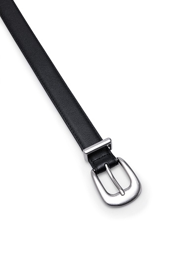 Кожаный ремень, черный