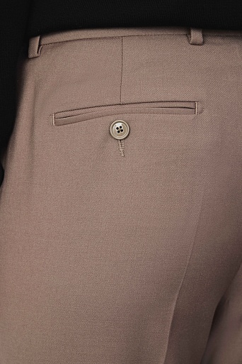 Зауженные брюки со стрелками, цвет бежевый EMMY