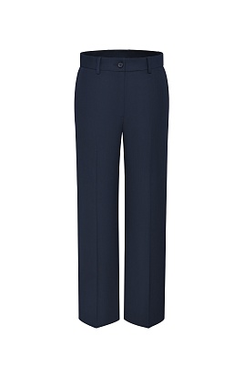 Прямые костюмные брюки, черные MARIA