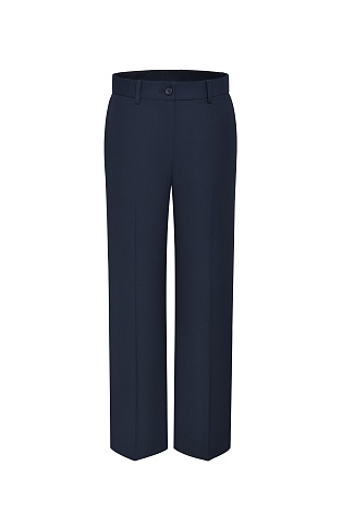 Прямые костюмные брюки, черные MARIA