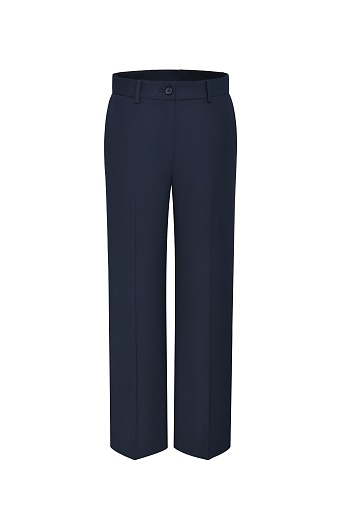 Прямые костюмные брюки, черные MARIA