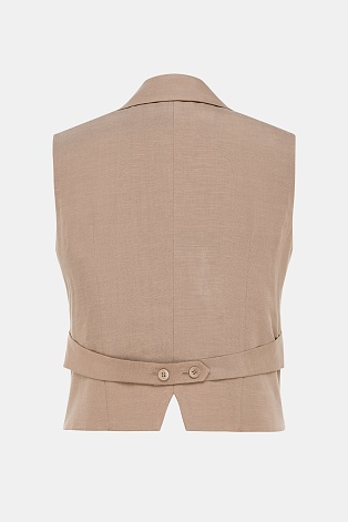 Костюмный жилет, коричневый Lilly