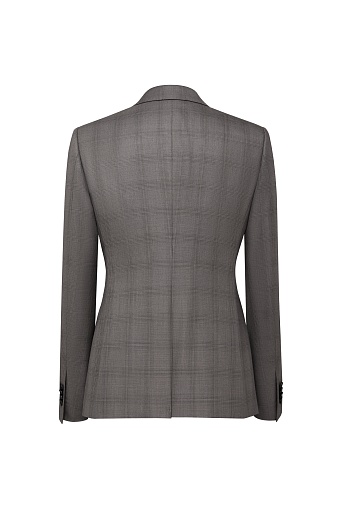 Костюмный жакет в клетку, серый Smoking