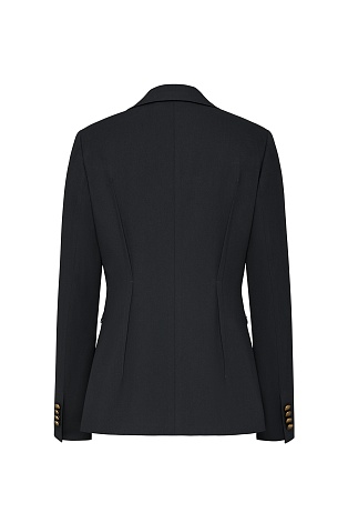 Жакет на пуговицах, черный
