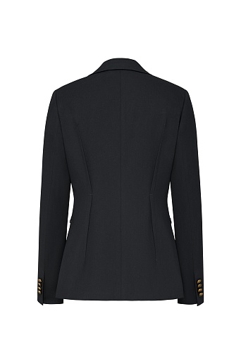 Жакет на пуговицах, черный