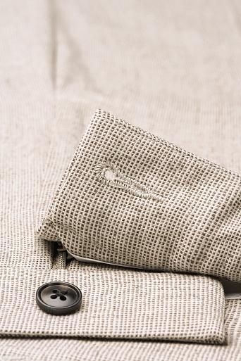 Прямые костюмные брюки, серо-бежевые MARIA