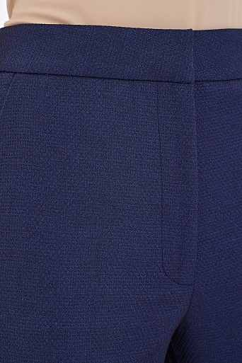 Прямые брюки глубокого синего цвета