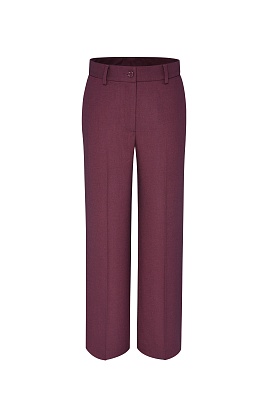 Прямые брюки со стрелками, винные 