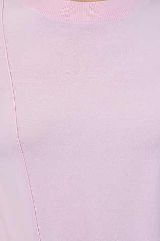 Трикотажная футболка из тенселя, нежно-розовая