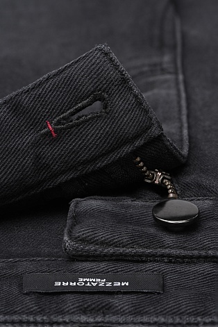 Свободные джинсы, темно-серые