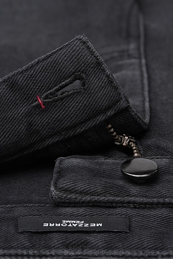 Свободные джинсы, темно-серые