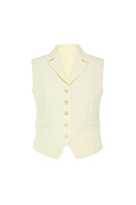 Костюмный жилет, молочный Lilly