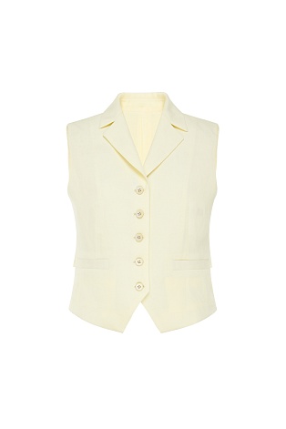 Костюмный жилет, молочный Lilly