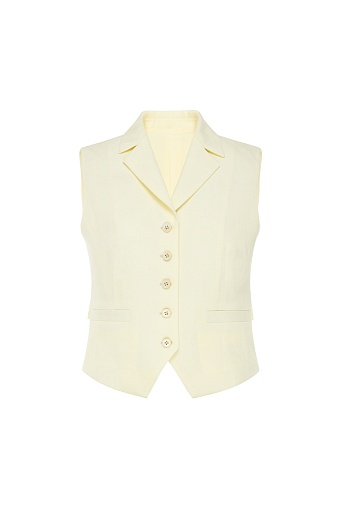 Костюмный жилет, молочный Lilly