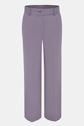 Прямые брюки со стрелками, лавандовые MARIA