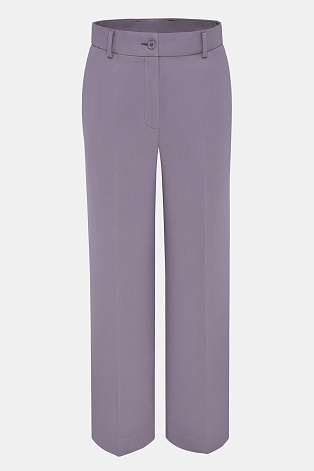 Прямые брюки со стрелками, лавандовые MARIA