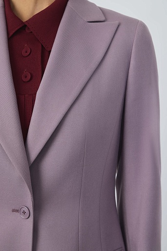 Жакет на одной пуговице, цвет фиолетовый FLORENCE