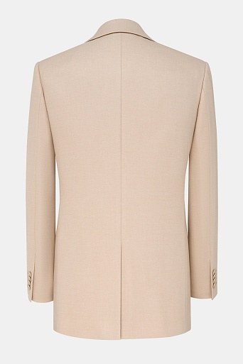Удлиненный жакет на одной пуговице, бежевый MILA